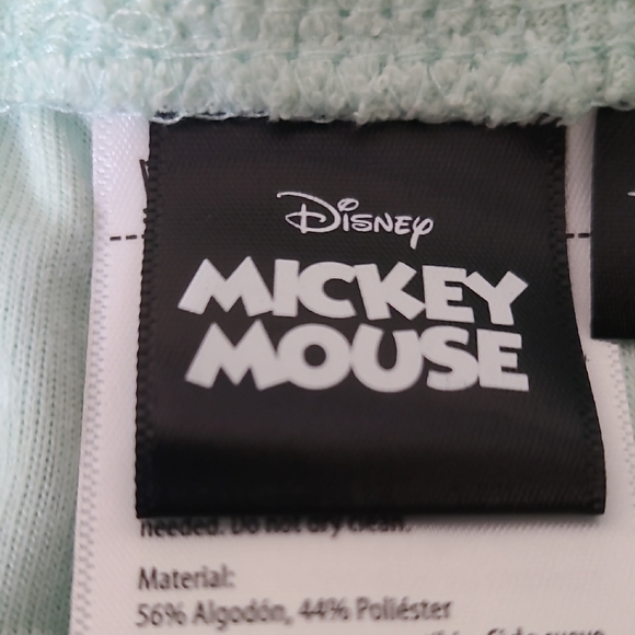 Disney Mickey Mouse Green Textured Women's Skirt Drawstring Waist Pockets Medium - Picture 8 of 11